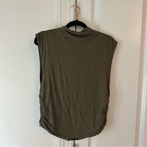 a new day Olive Sleeveless Muscle Tee